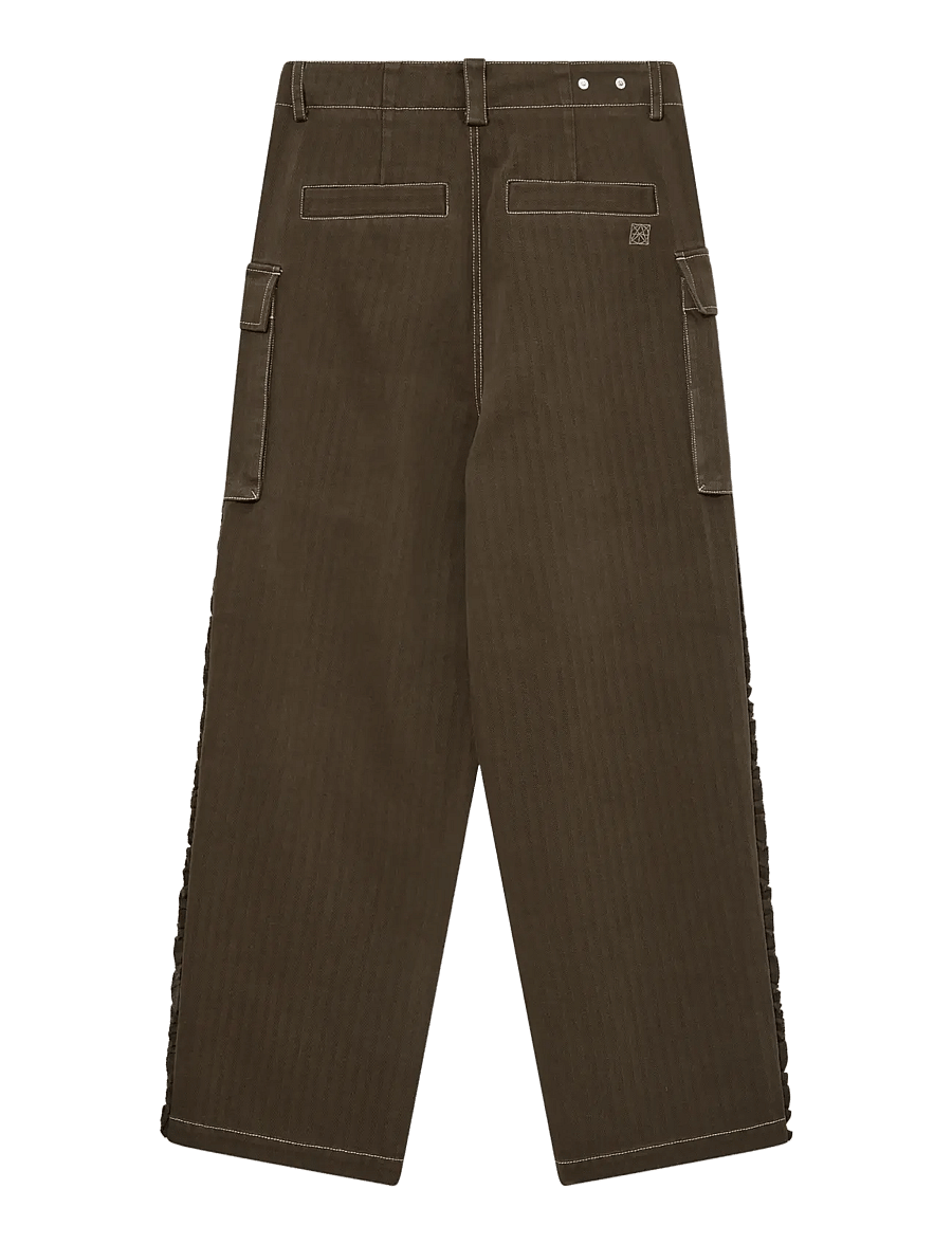 Heyanno - MMHHero Frill Pants - cargo-püksid - kombu green - 2