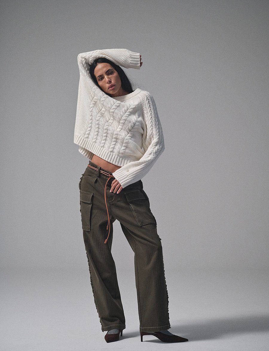 Heyanno - MMHHero Frill Pants - cargo-püksid - kombu green - 0