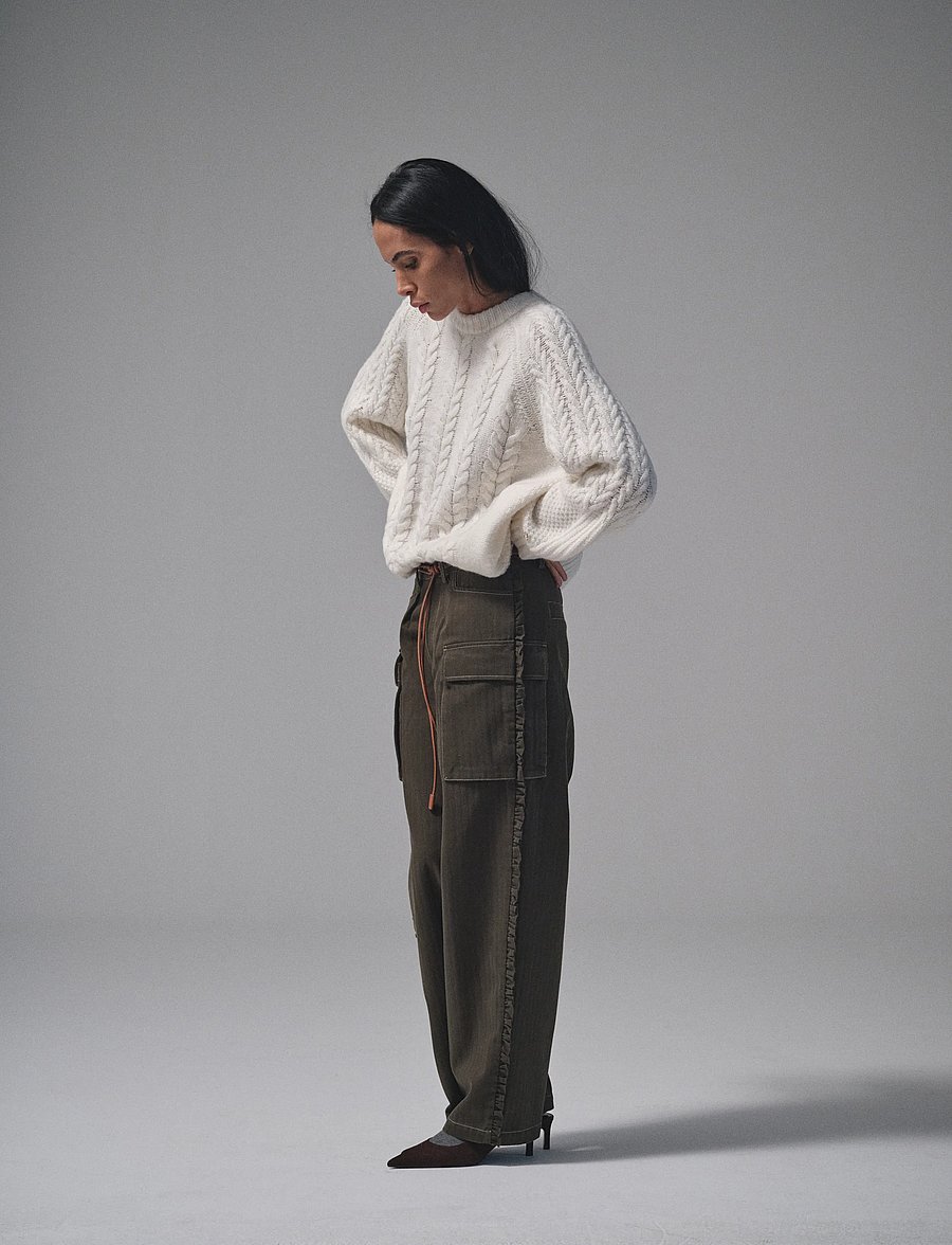 Heyanno - MMHHero Frill Pants - cargo-püksid - kombu green - 3