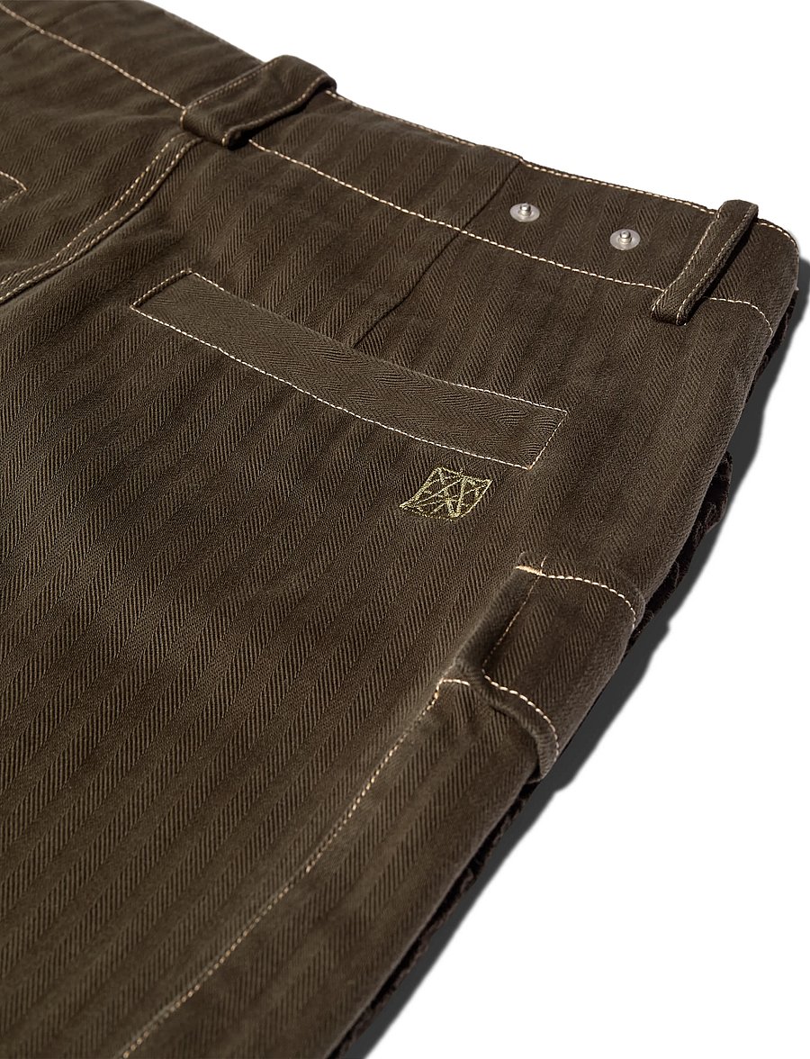 Heyanno - MMHHero Frill Pants - cargo-püksid - kombu green - 4