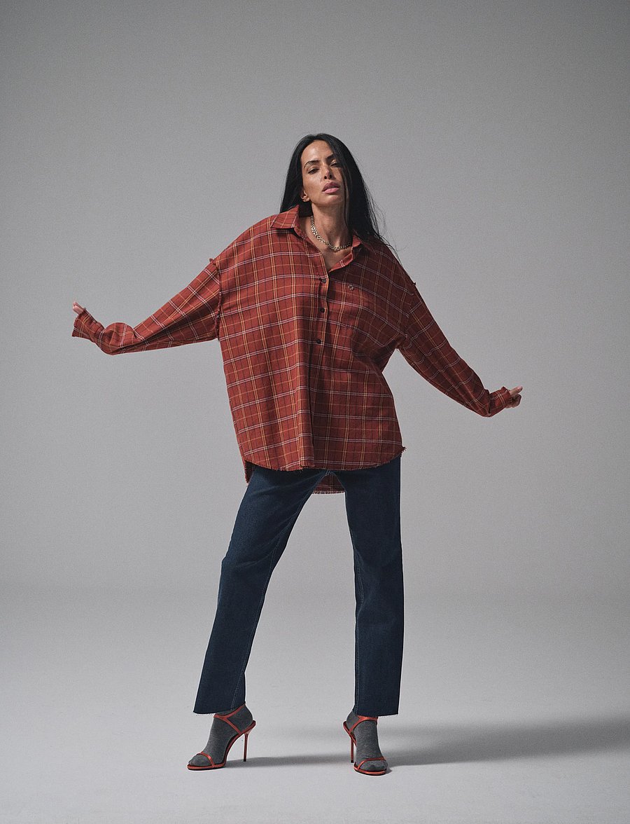 Heyanno - MMHMine Flannel Shirt - langärmlige hemden - burnt brick - 0