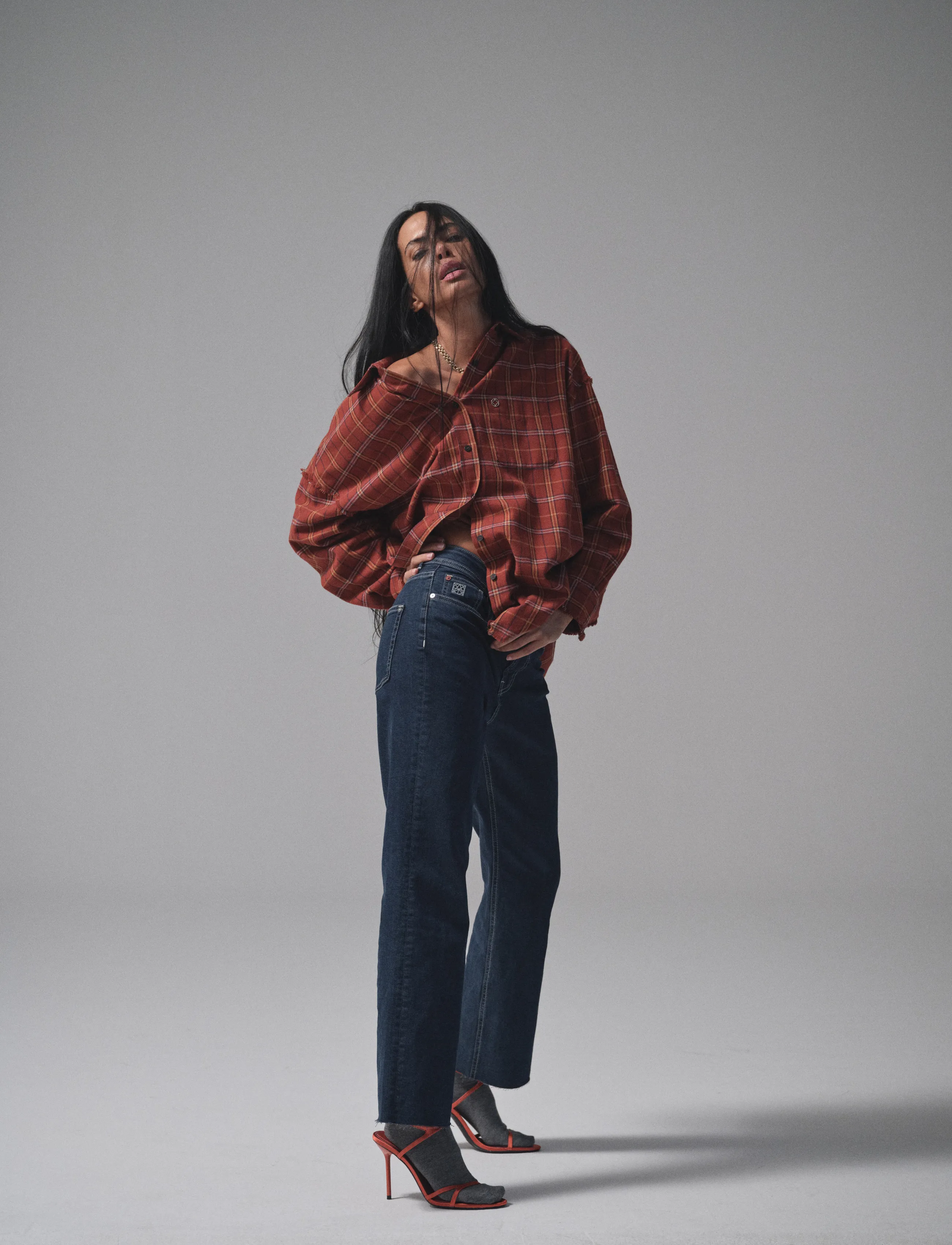 Heyanno - MMHMine Flannel Shirt - langärmlige hemden - burnt brick - 3