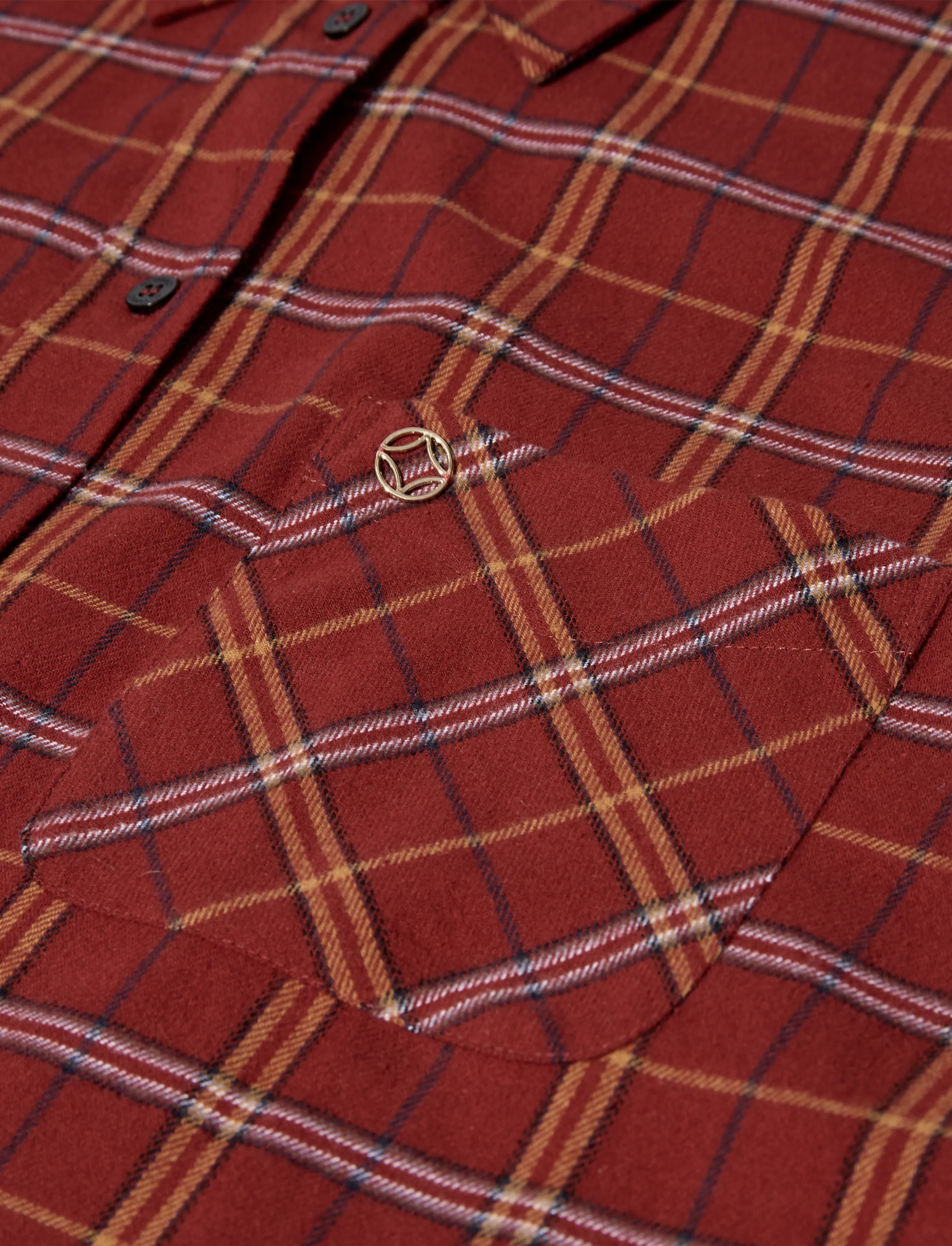 Heyanno - MMHMine Flannel Shirt - langärmlige hemden - burnt brick - 4