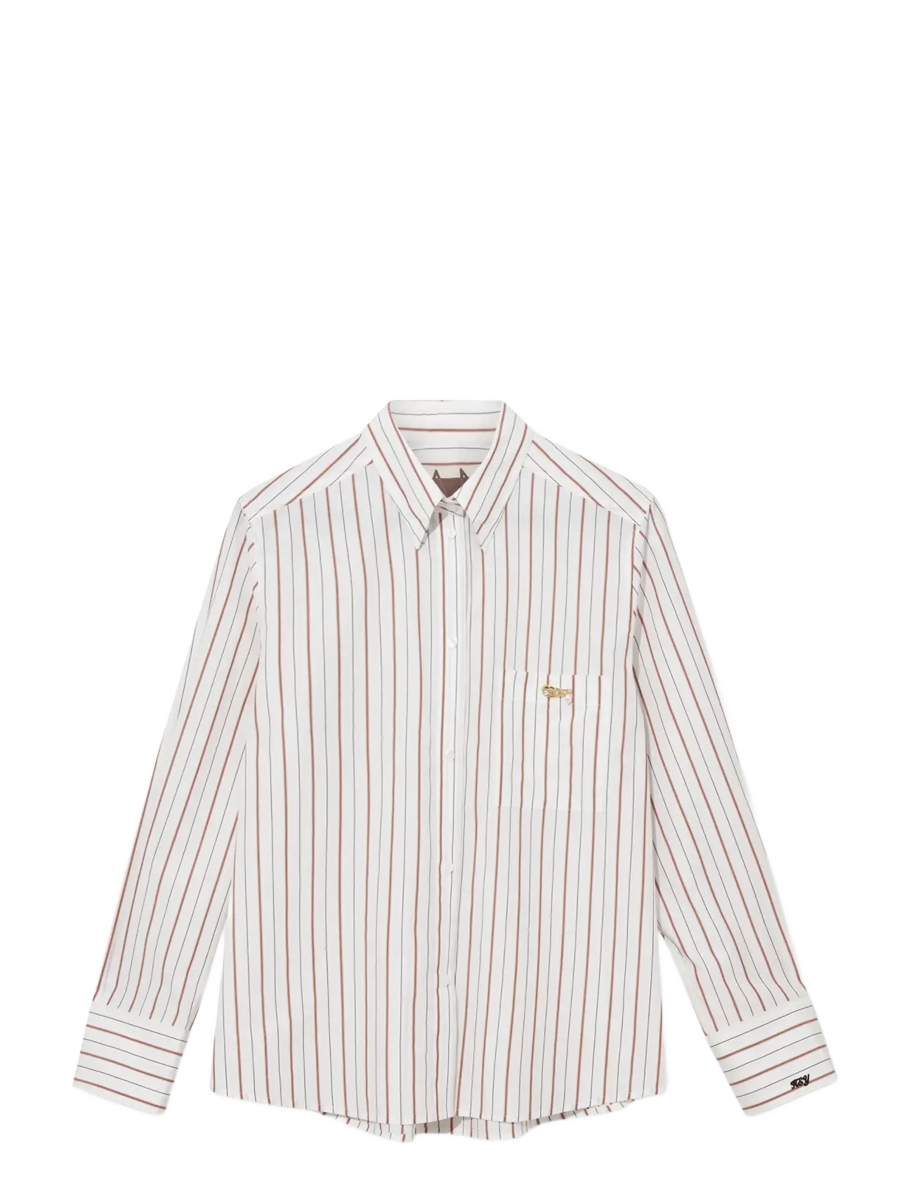 Heyanno - MMHKind Stripe Shirt - langärmlige hemden - white - 1
