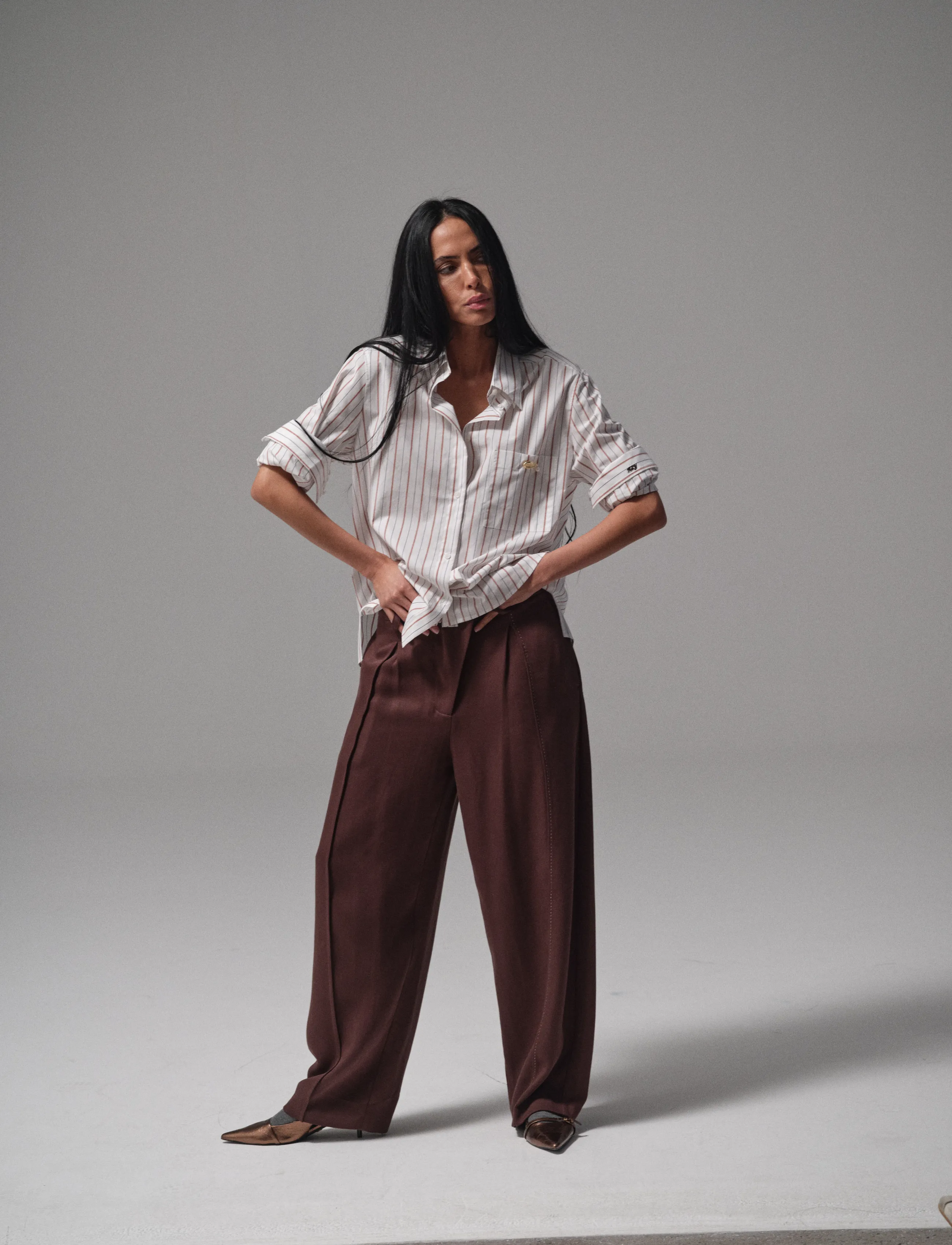 Heyanno - MMHKind Stripe Shirt - langärmlige hemden - white - 3