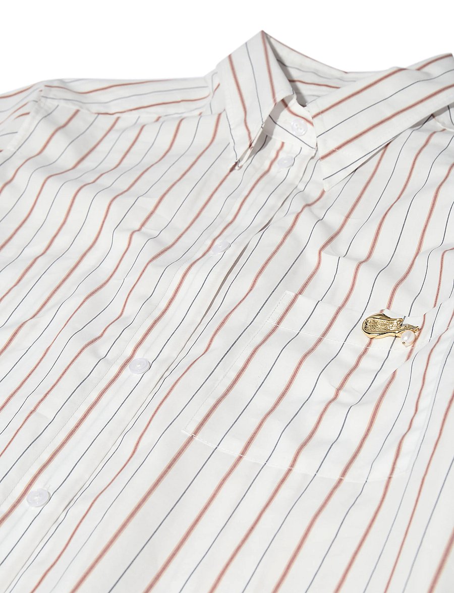 Heyanno - MMHKind Stripe Shirt - langärmlige hemden - white - 4