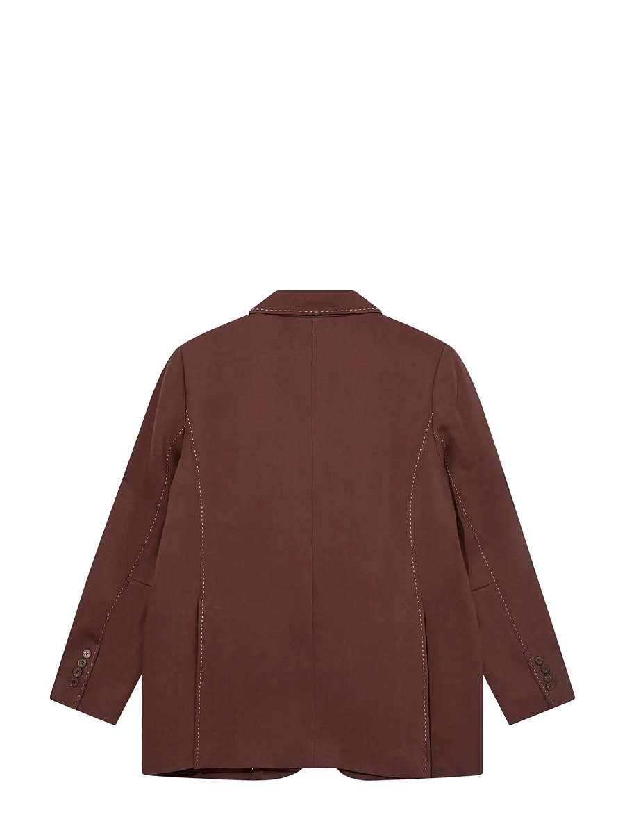 Heyanno - MMHTill Twill Blazer - single breasted blazers - java - 2