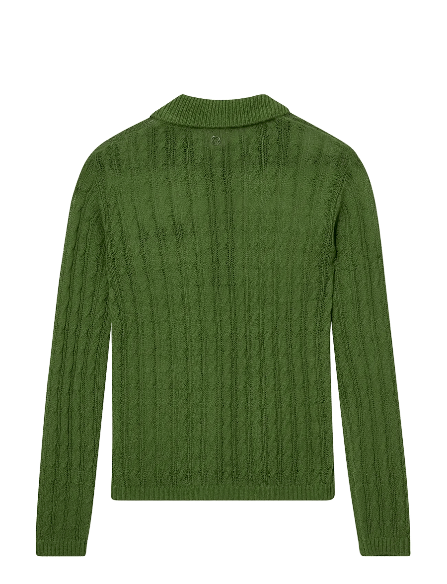 Heyanno - MMHPeace Sheer Knit - striktrøjer - cactus - 2