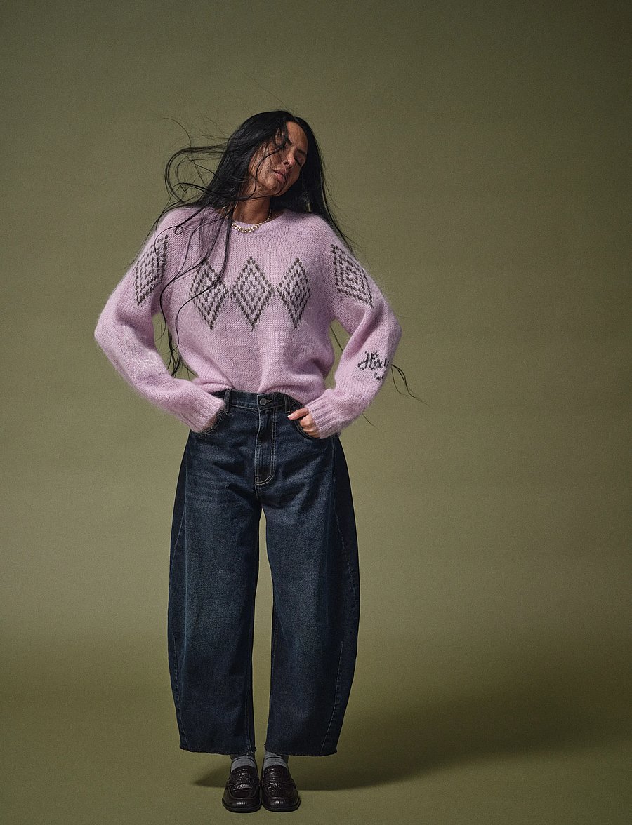 Heyanno - MMHBass Sheer Knit - pullover - fair orchid - 0