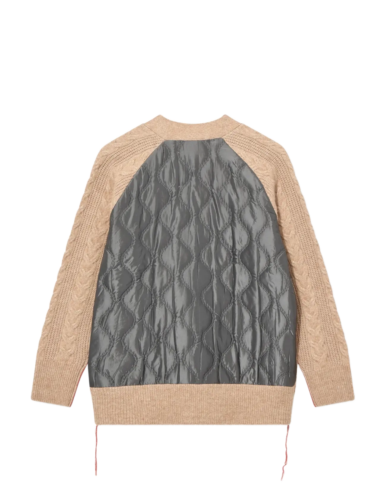 Heyanno - MMHRio Quilt Cardigan - herbstliche kleidung - bone brown - 2