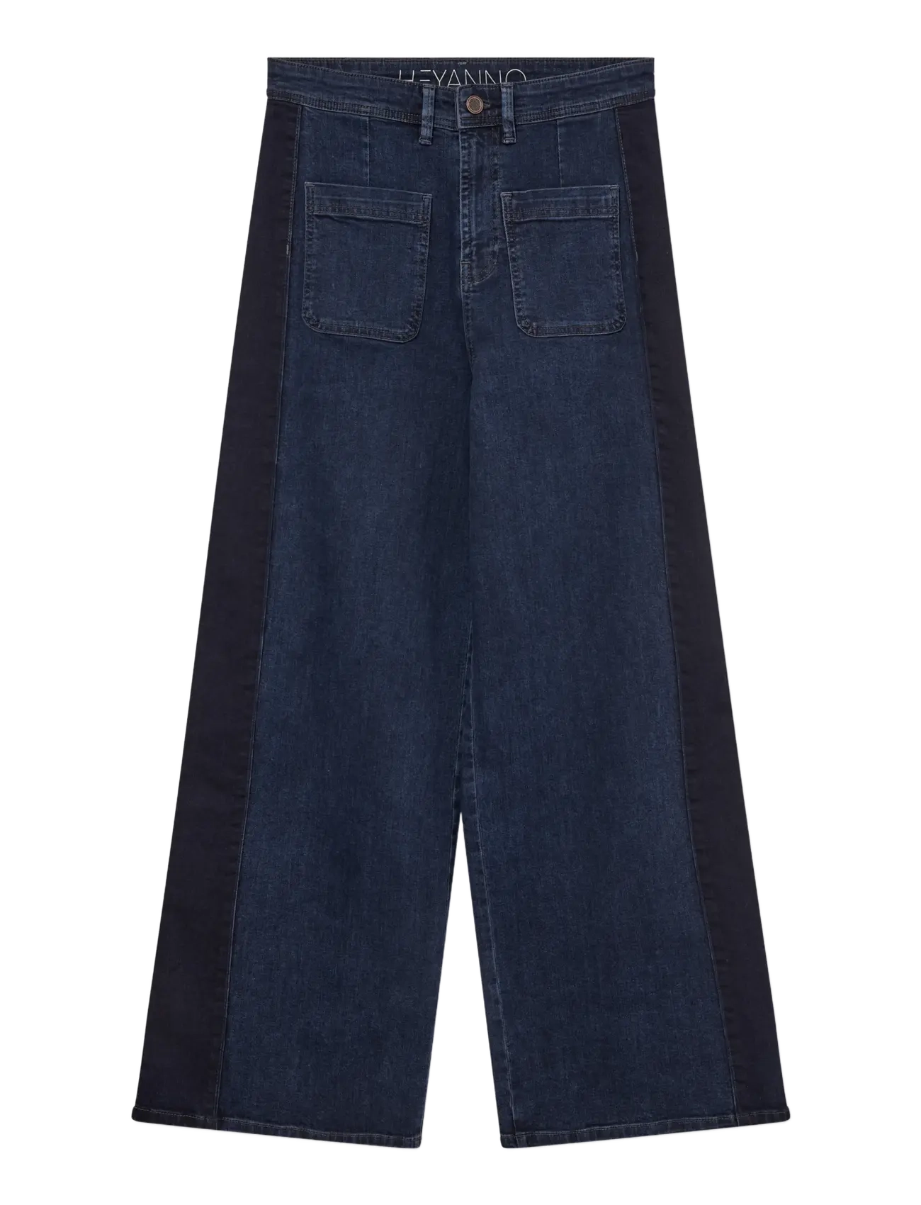 Heyanno - MMHBoost Lou Jeans - laia säärega teksad - dark blue denim - 1