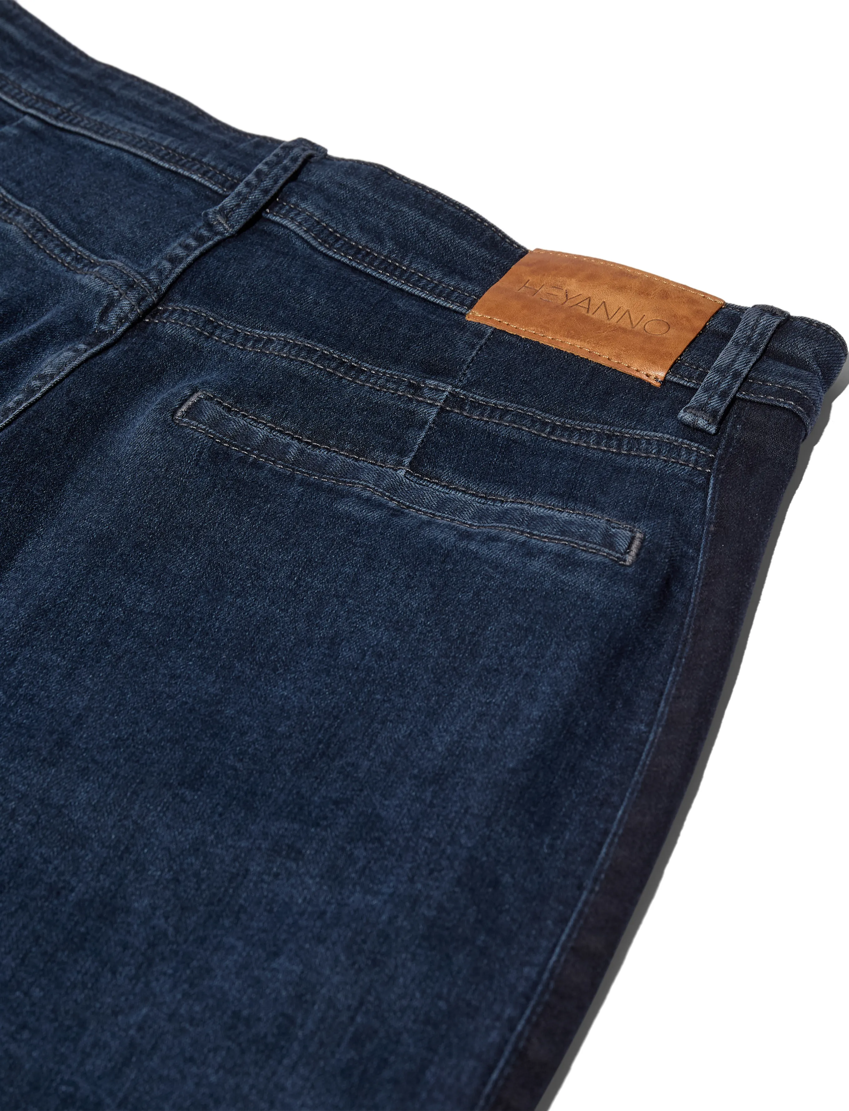 Heyanno - MMHBoost Lou Jeans - laia säärega teksad - dark blue denim - 4
