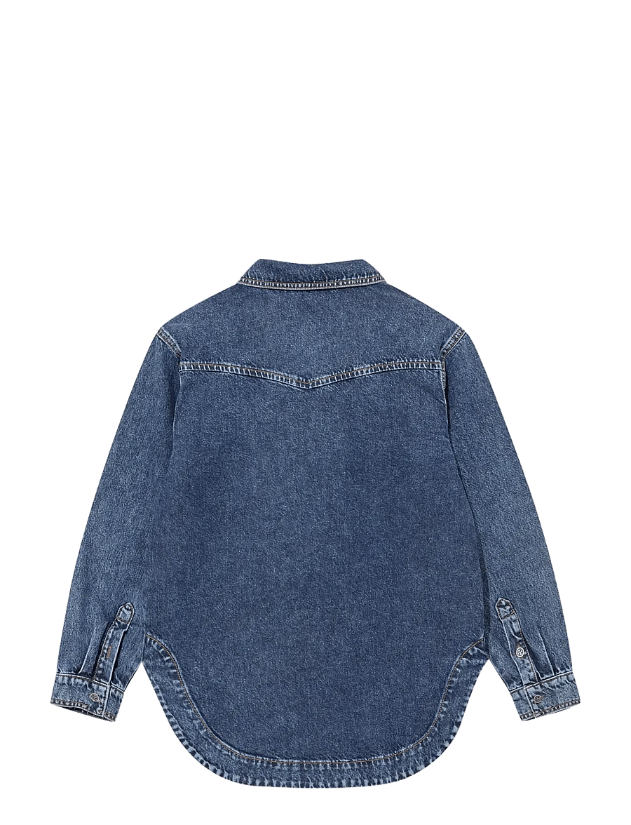 Heyanno - MMHEcho Tales Shirt - overshirts - blue denim - 2