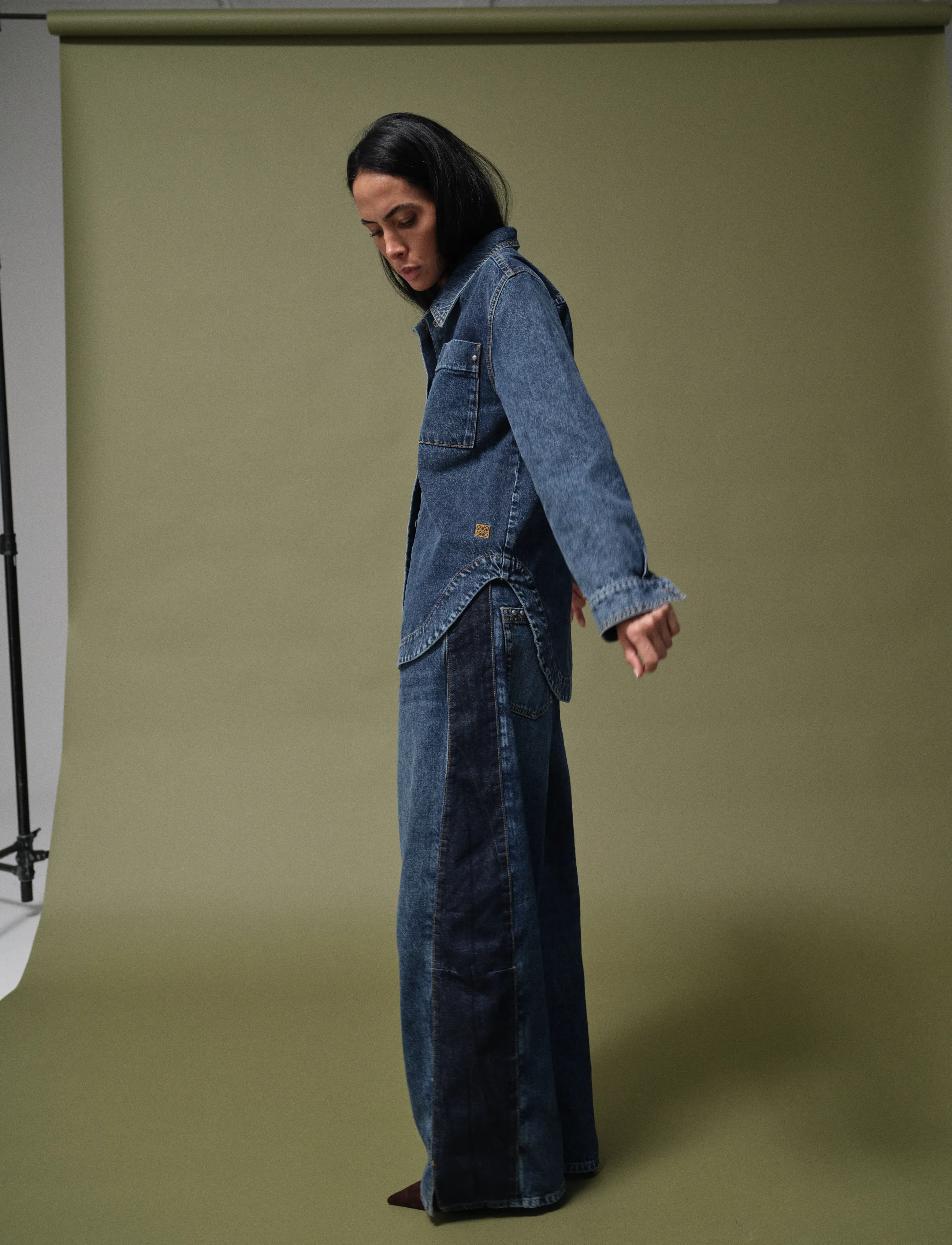 Heyanno - MMHEcho Tales Shirt - overshirts - blue denim - 3