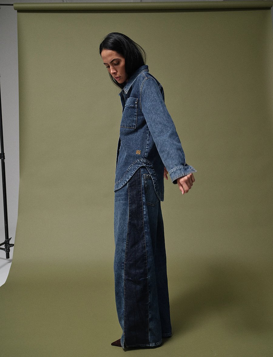 Heyanno - MMHEcho Tales Shirt - overshirts - blue denim - 3