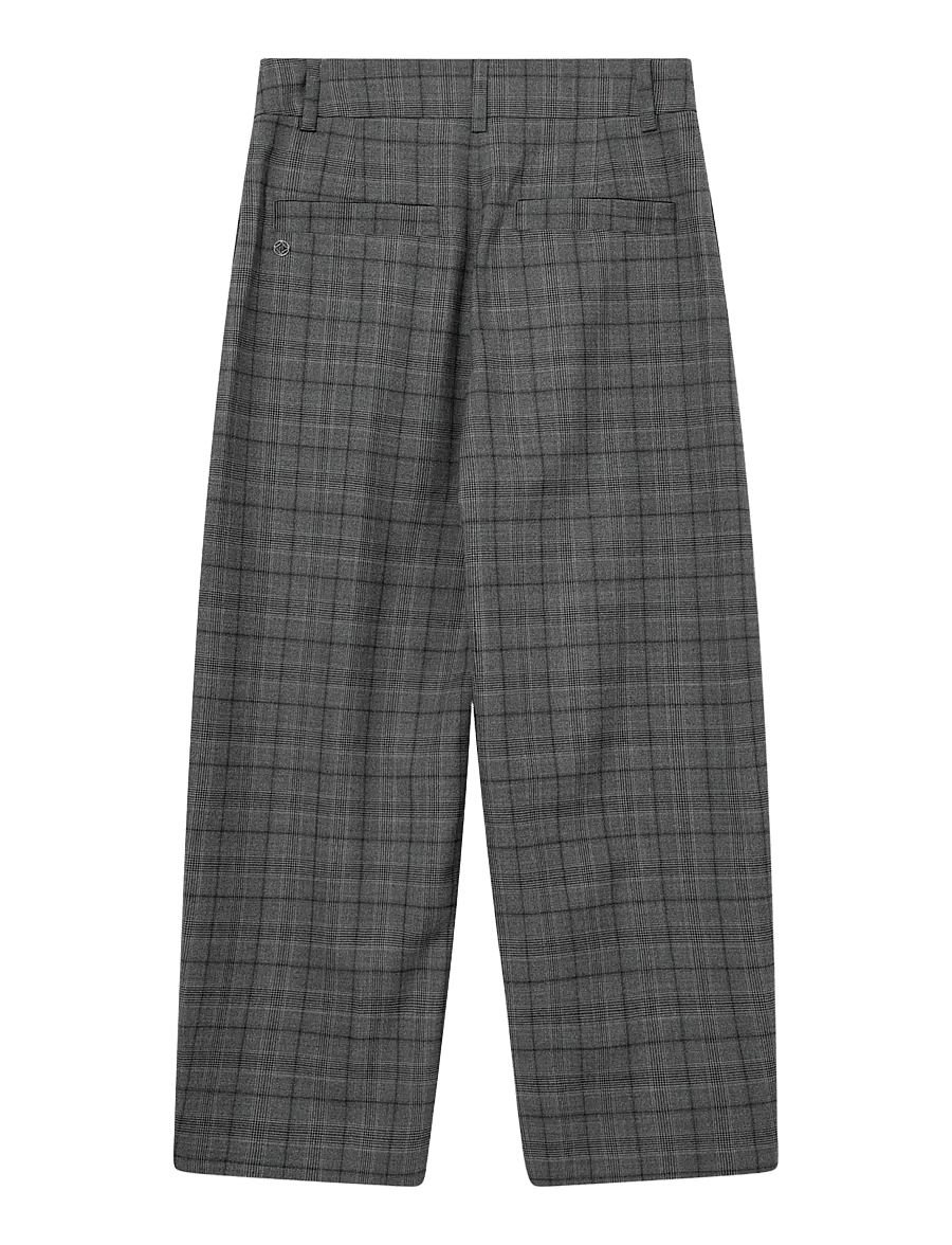 Heyanno - MMHOn Check Pant - hosen mit weitem bein - grey - 2