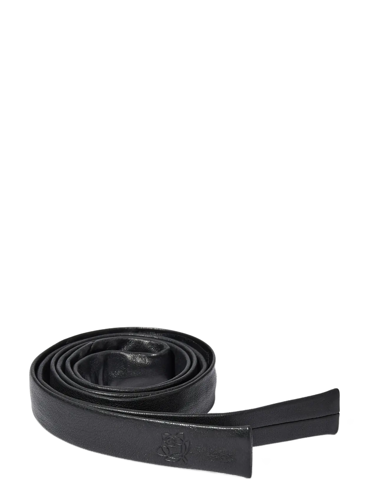Heyanno MMHMy Leather Tie - Læderbælter - BLACK / black