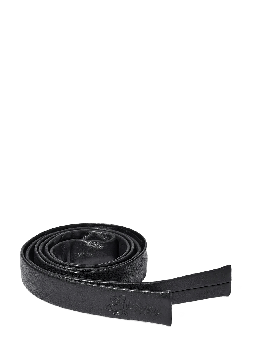 Heyanno - MMHMy Leather Tie - læderbælter - black - 1