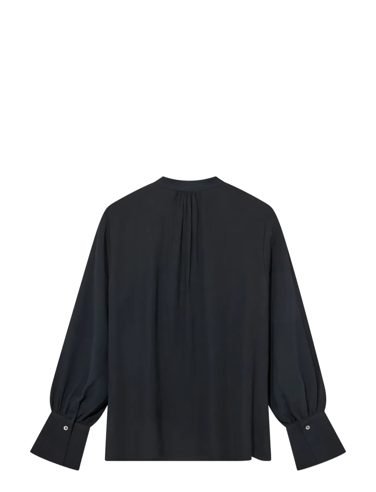 Heyanno - MMHDitto Vintage Shirt - long sleeved blouses - black - 2