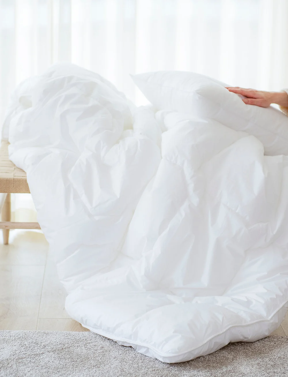 Høie of Scandinavia - Saga medium duntäcke - köp efter pris - white - 5