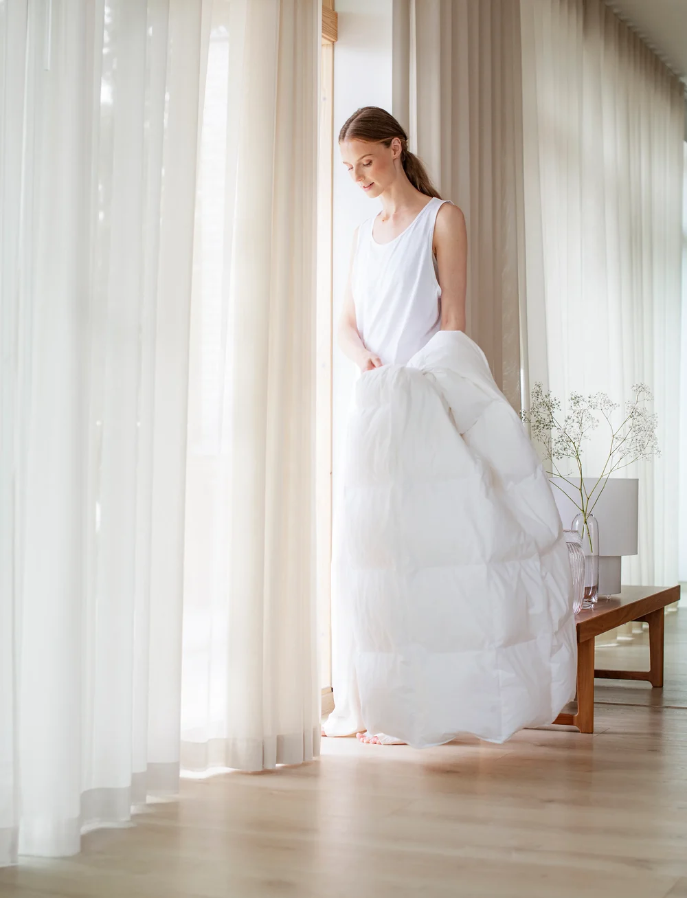 Høie of Scandinavia - Saga summer down duvet - shop by price - white - 3