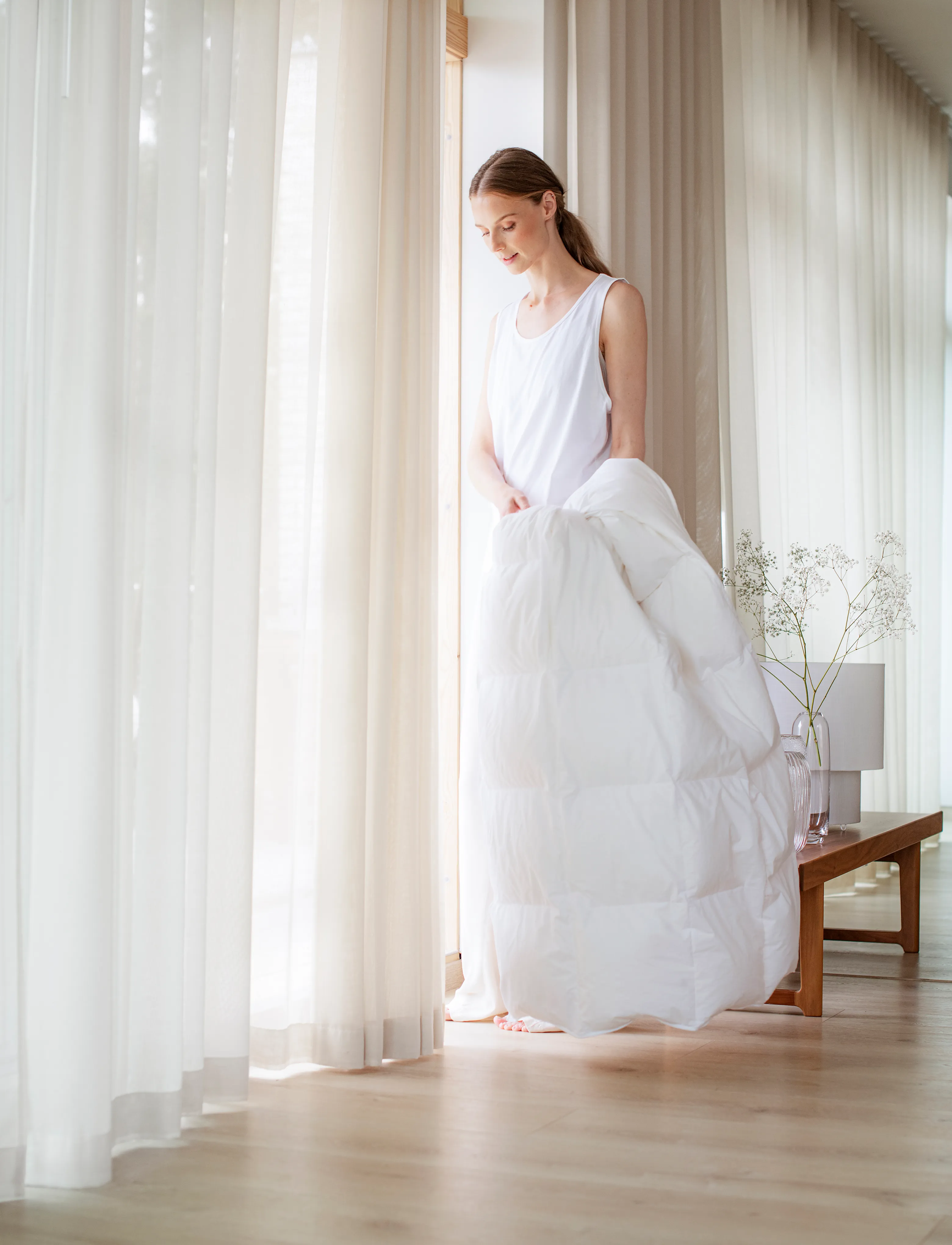 Høie of Scandinavia  - Saga summer down duvet - bettdecken - white - 3