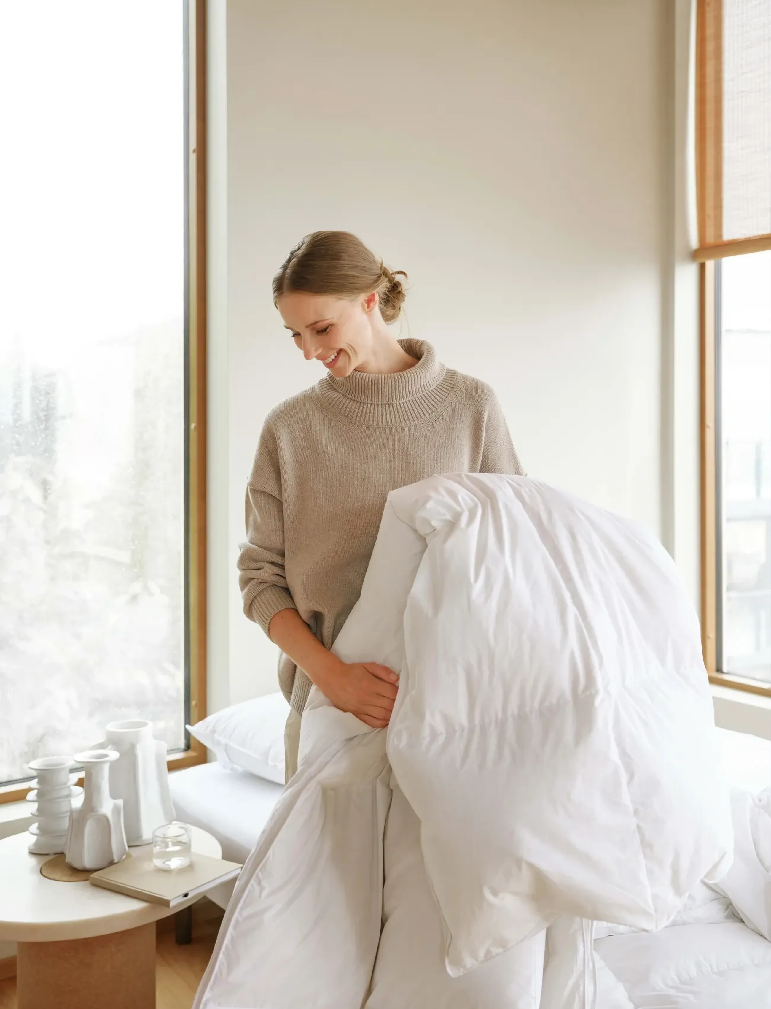 Høie of Scandinavia  - Saga warm down duvet - duvets - white - 4