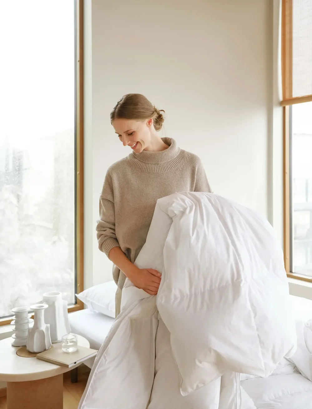 Høie of Scandinavia - Saga extra warm down duvet - nach preis einkaufen - white - 4