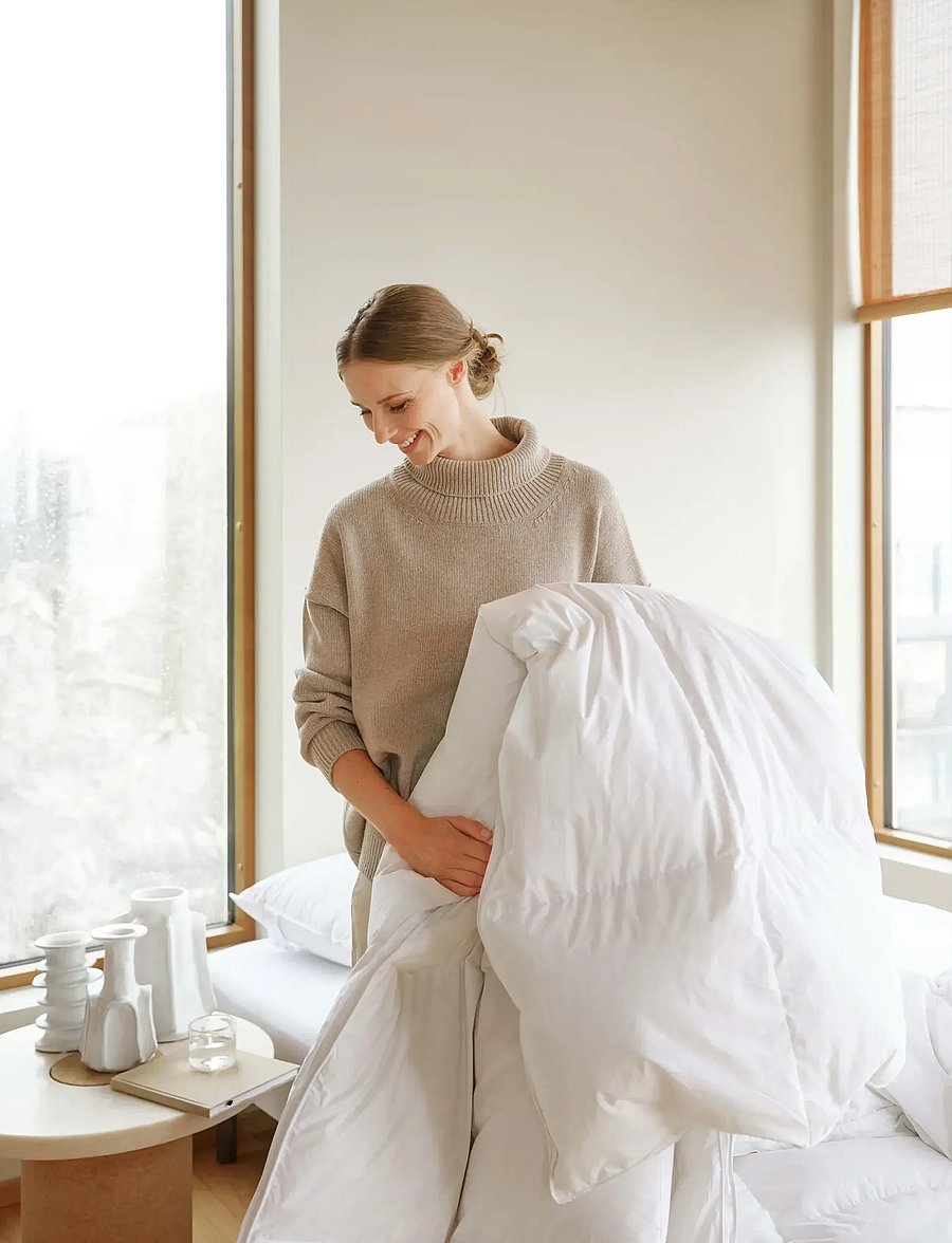 Høie of Scandinavia - Saga extra warm down duvet - bettdecken - white - 4