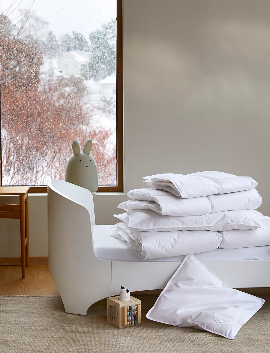 Høie of Scandinavia - Saga medium warm duvet kids - peitot - white - 0