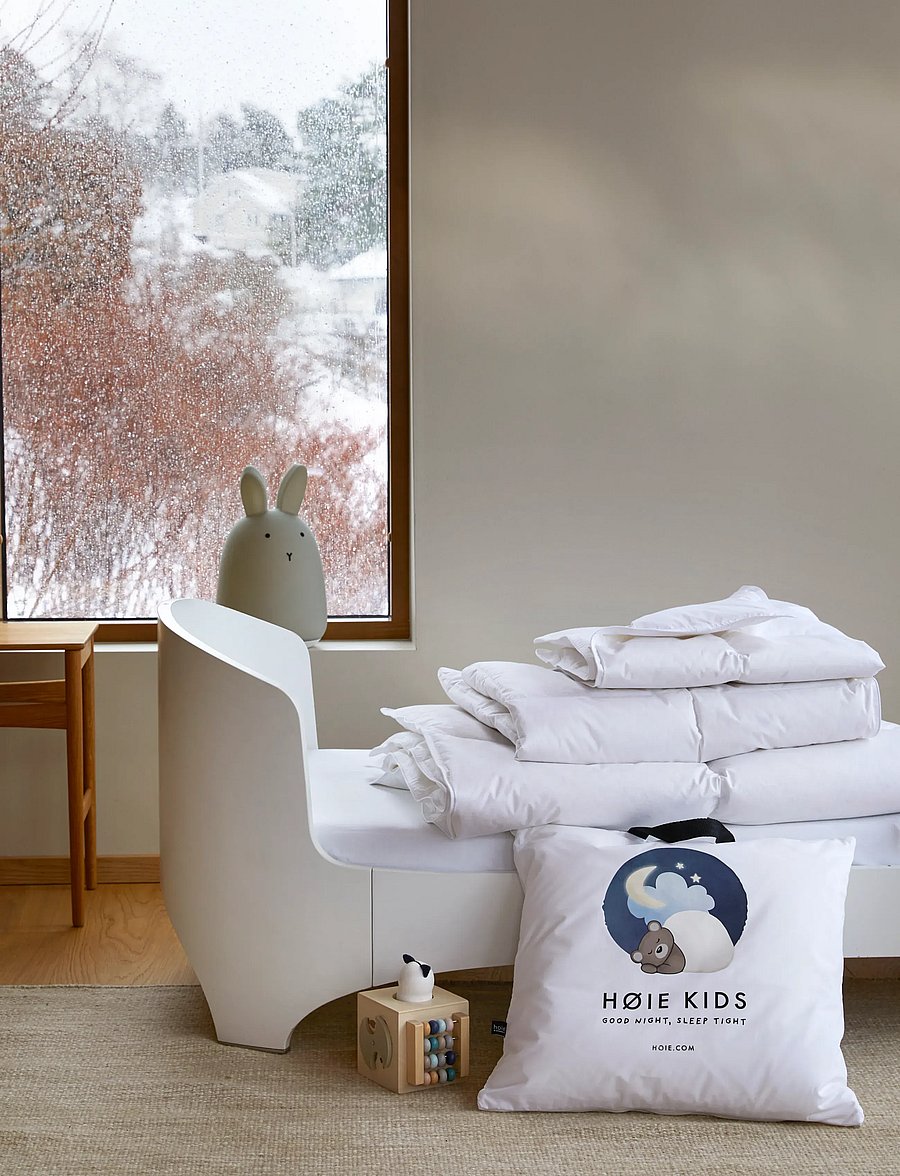 Høie of Scandinavia - Saga medium warm duvet kids - peitot - white - 3