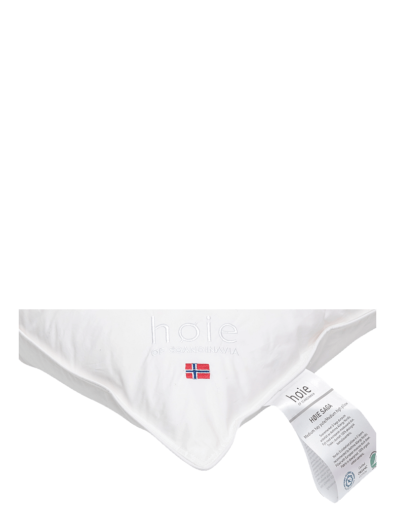 Høie of Scandinavia - Saga medium high down pillow - kopfkissen - white - 2