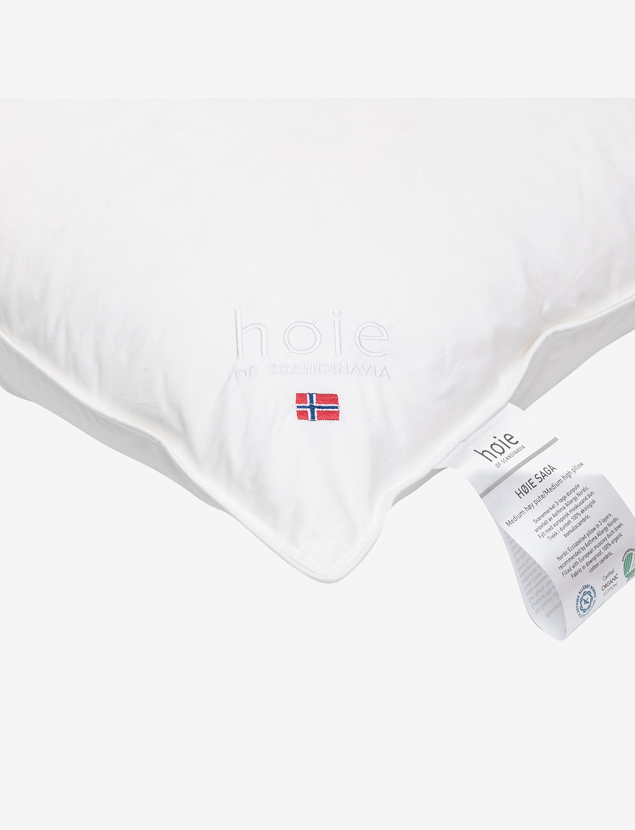 Høie of Scandinavia  - Saga medium kudde - kuddar - white - 2