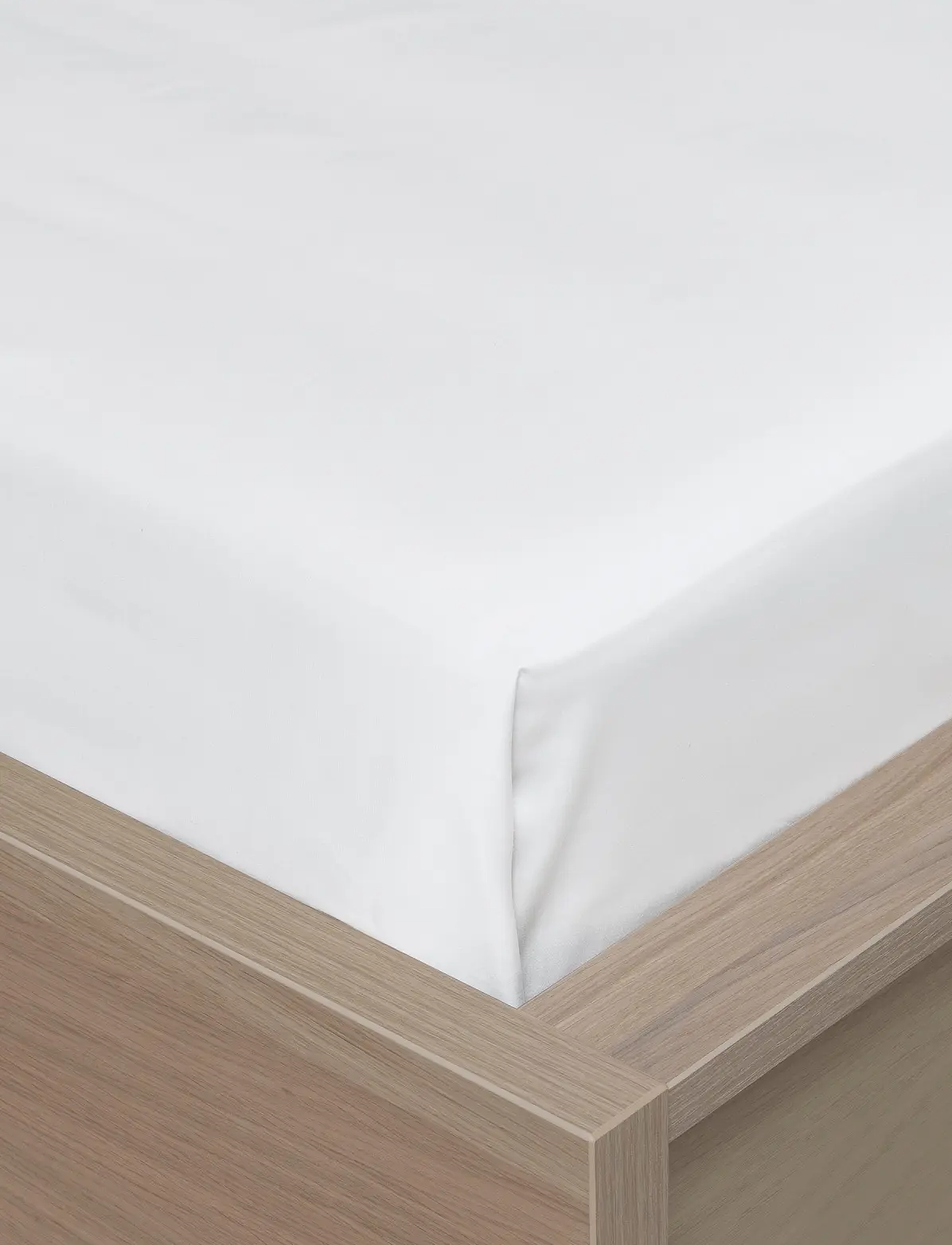 Høie of Scandinavia Flat Sheet Sateen, 240X270 cm, Bedtextiles, Weiß - Sheets, Kinder