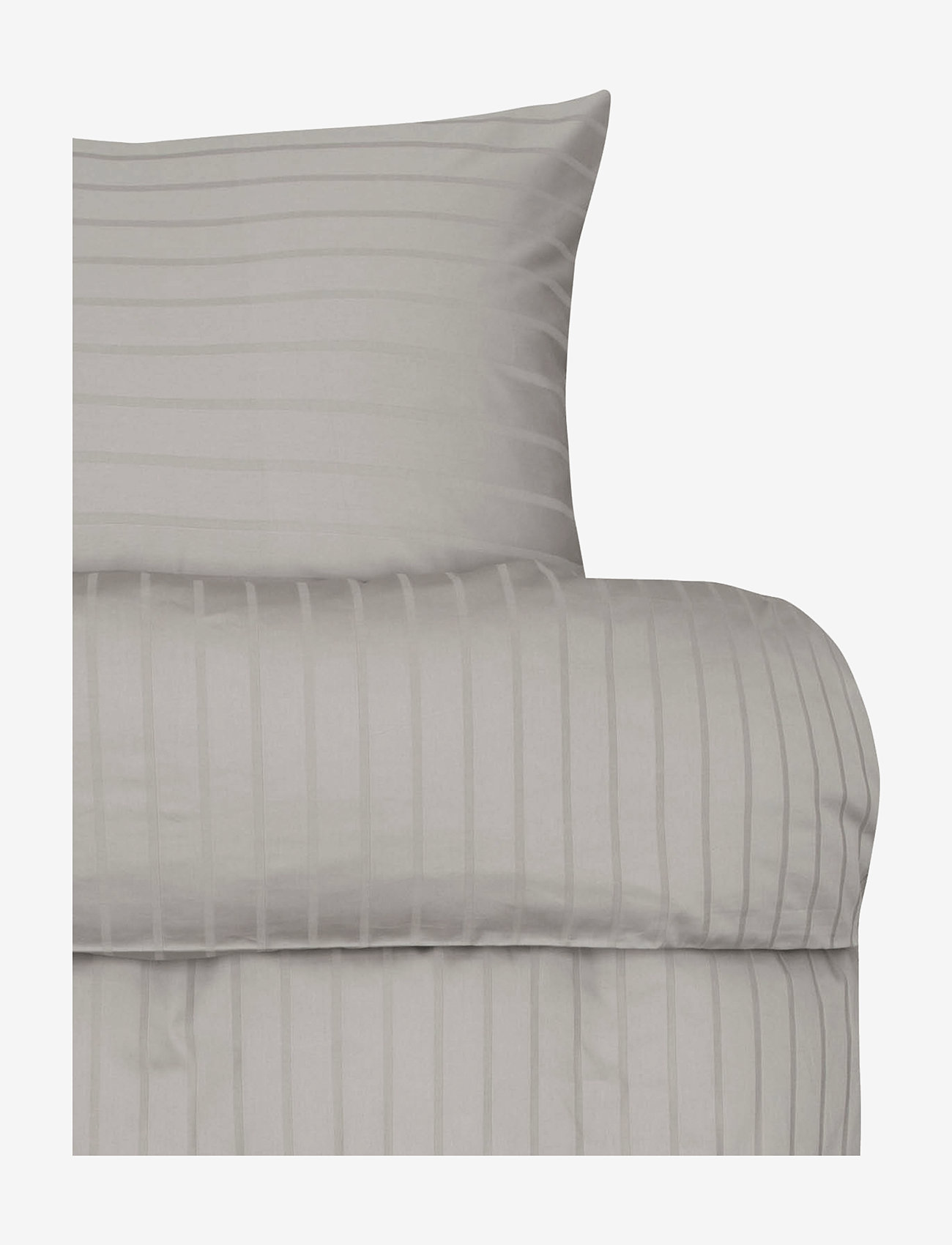 Høie of Scandinavia  - Milano satin sengetøj - sengesæt - light grey - 1