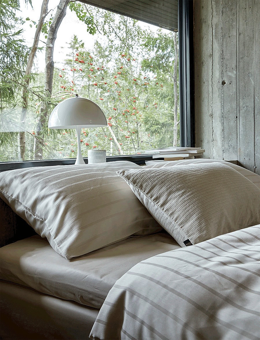 Høie of Scandinavia - Milano Sateen Bed set - voodiriiete komplektid - light beige - 3