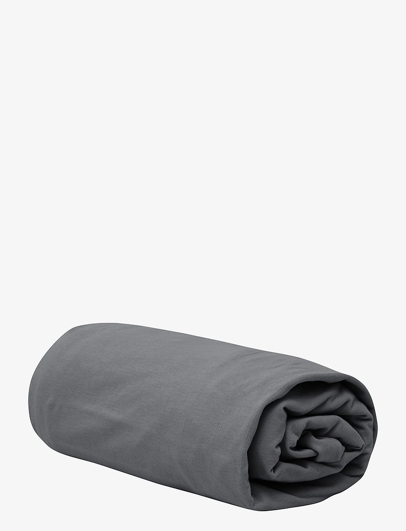 Høie of Scandinavia - Formfitted Jersey sheet - die niedrigsten preise - dark grey - 0