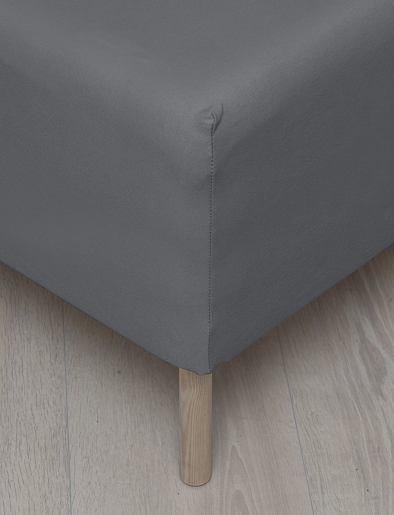 Høie of Scandinavia - Formfitted Jersey sheet - die niedrigsten preise - dark grey - 1