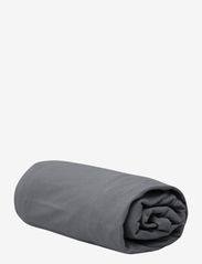 Høie of Scandinavia  - Formfitted Jersey sheet - laveste priser - dark grey - 0