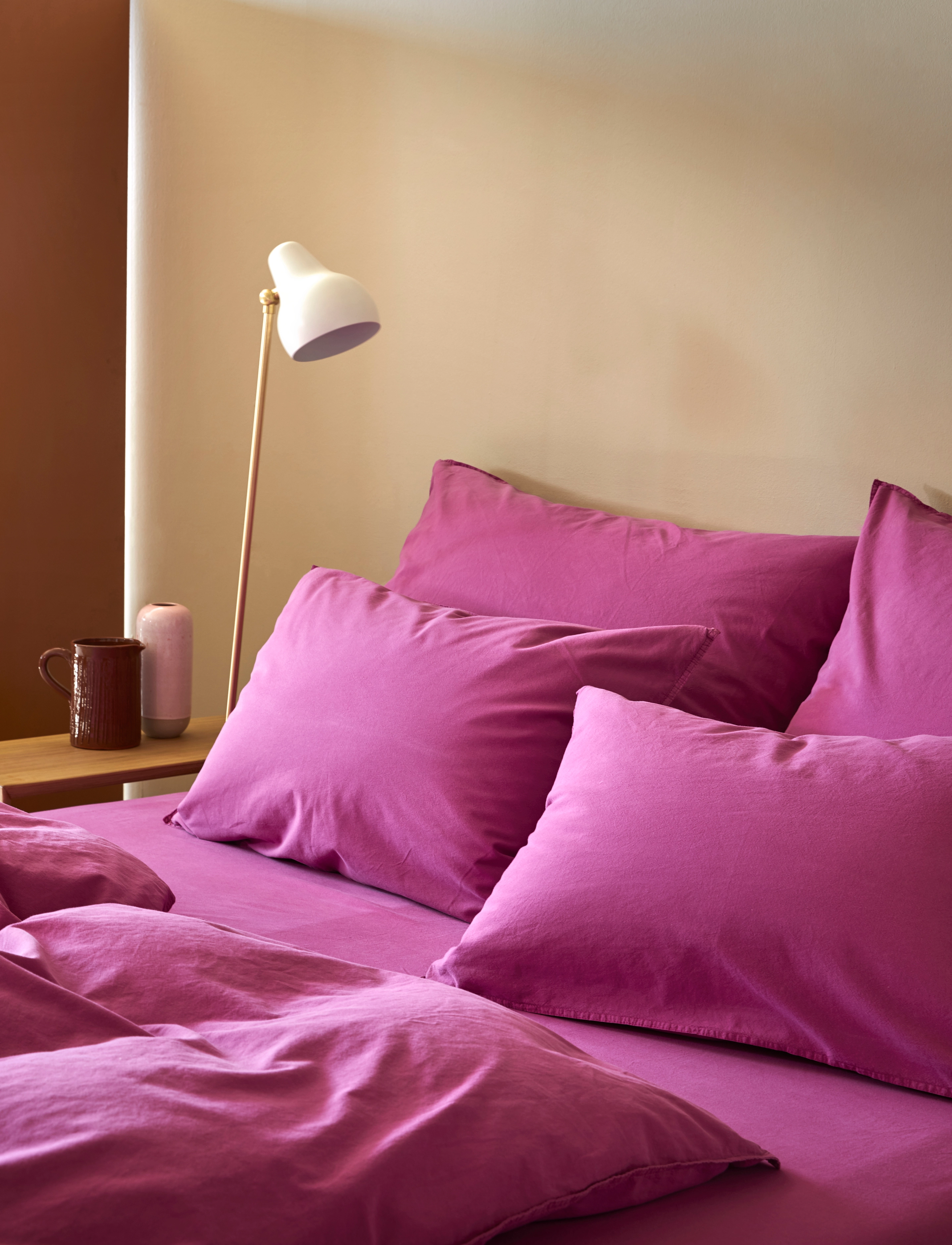 Høie of Scandinavia  - Frøya Stonewashed pillow case - pink - 1