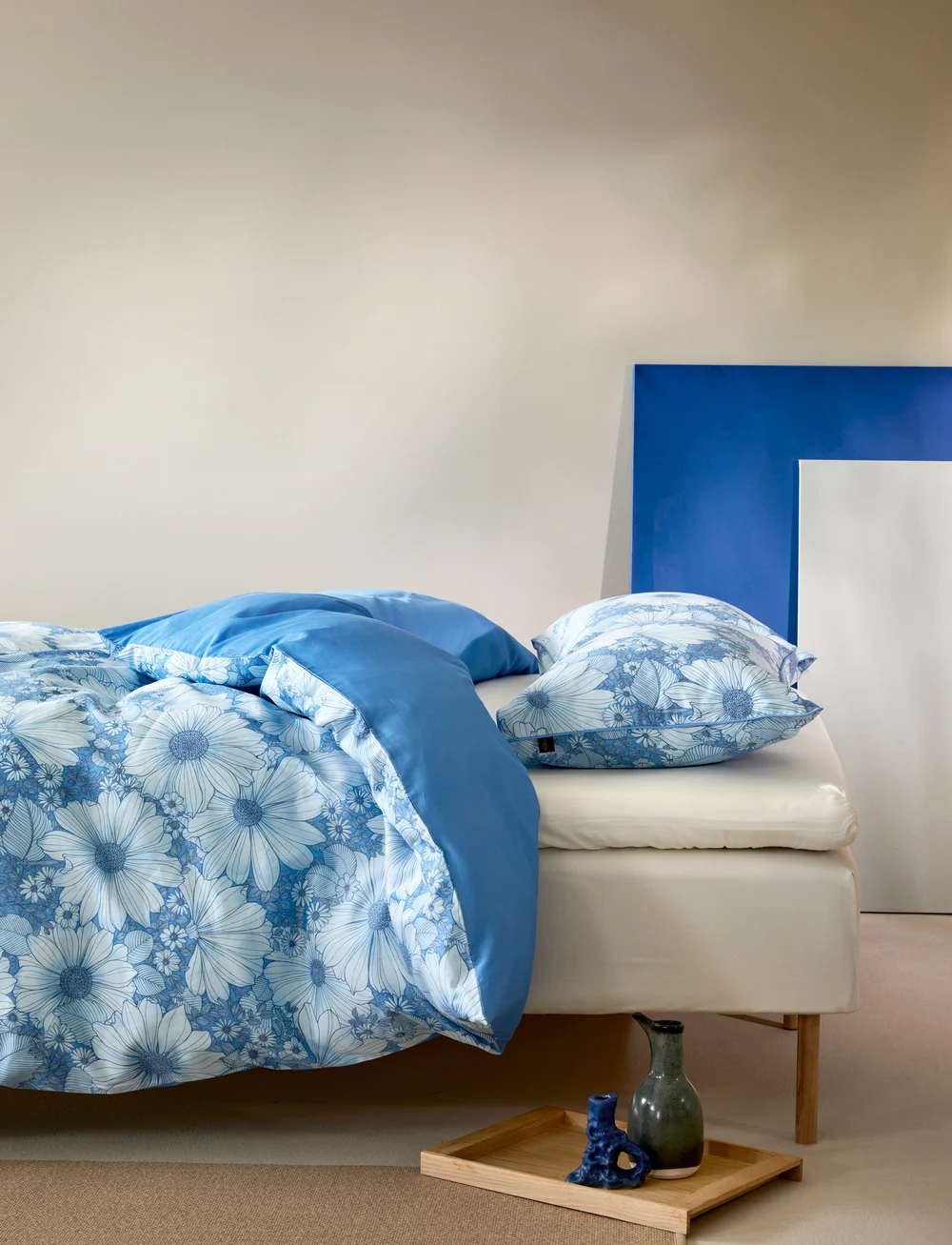 Høie of Scandinavia - Alessandra Sateen bed set - shop by price - blue - 2