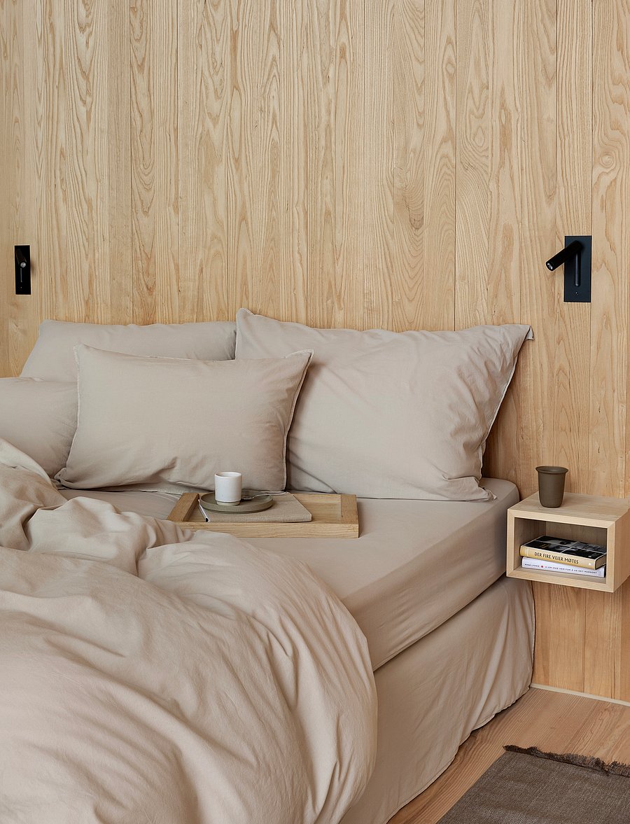 Høie of Scandinavia - Frøya Stonewashed Bed set - påslakanset - beige - 0