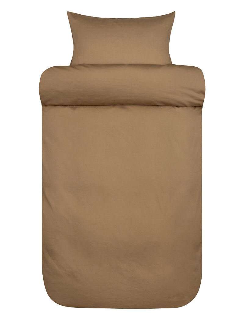 Høie of Scandinavia - Harmoni Stonewashed sateen bed set - bettwäsche-set - golden beige - 0