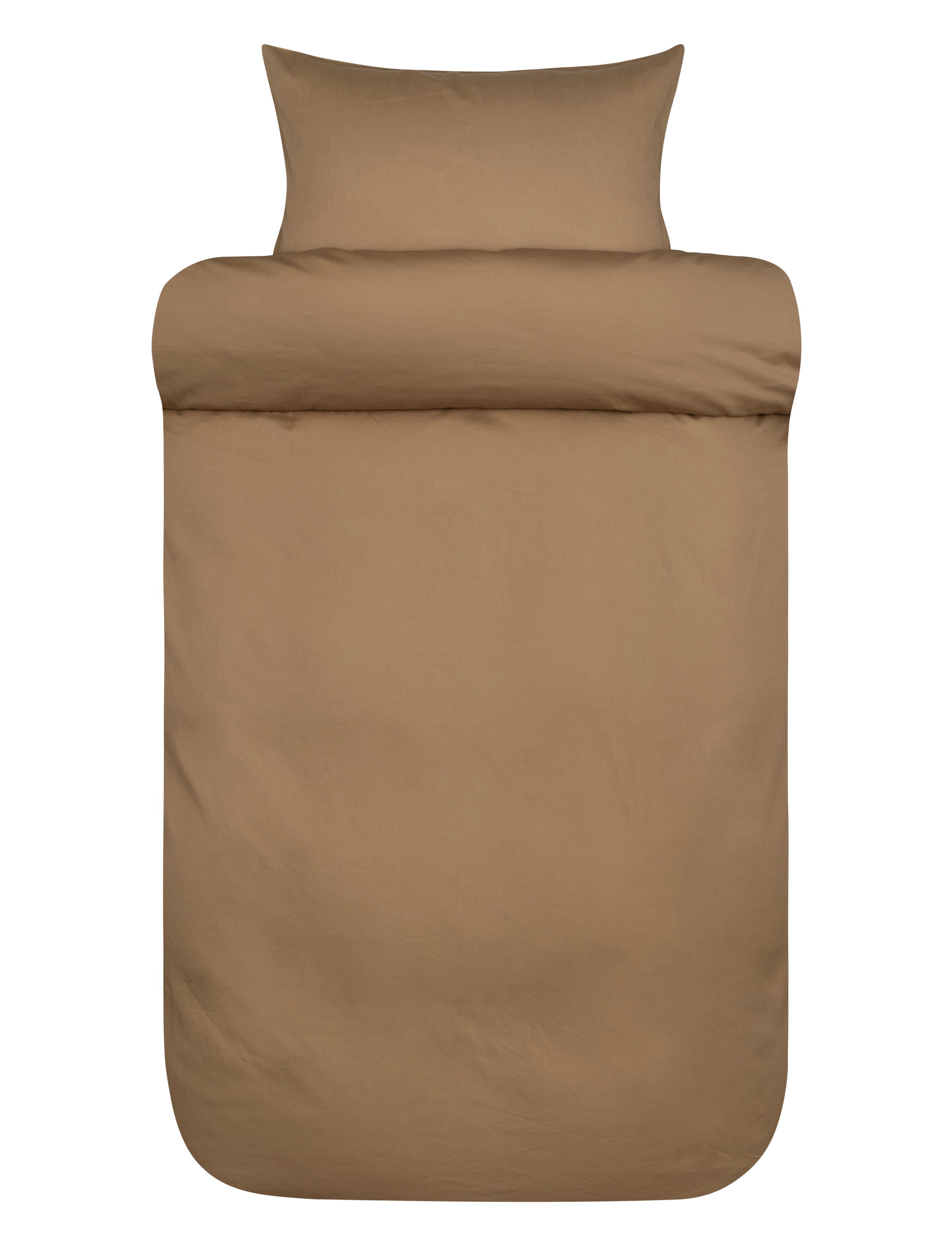 Høie of Scandinavia  Harmoni Stonewashed sateen bed set - Soveromstekstiler - GOLDEN BEIGE / beige