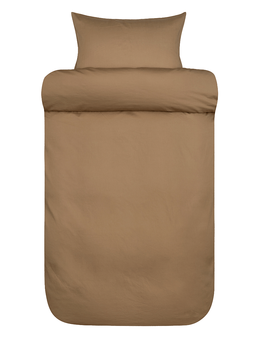 Høie of Scandinavia - Harmoni Stonewashed sateen bed set - golden beige - 0