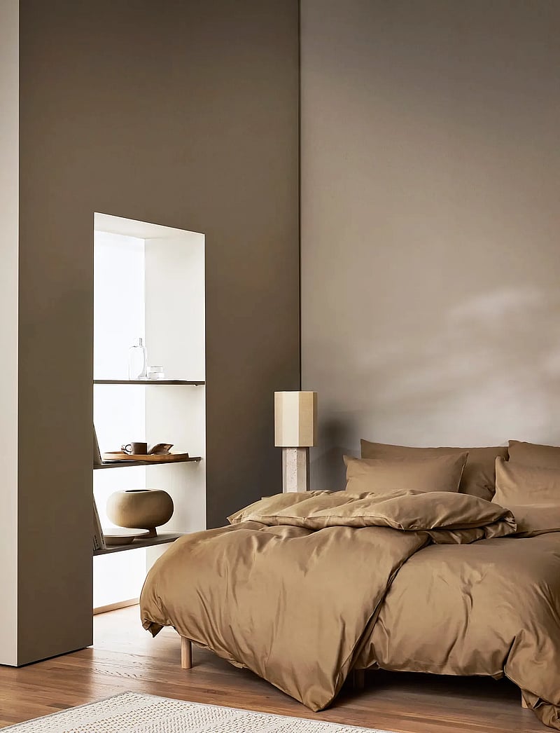 Høie of Scandinavia - Harmoni Stonewashed sateen bed set - bed sets - golden beige - 1