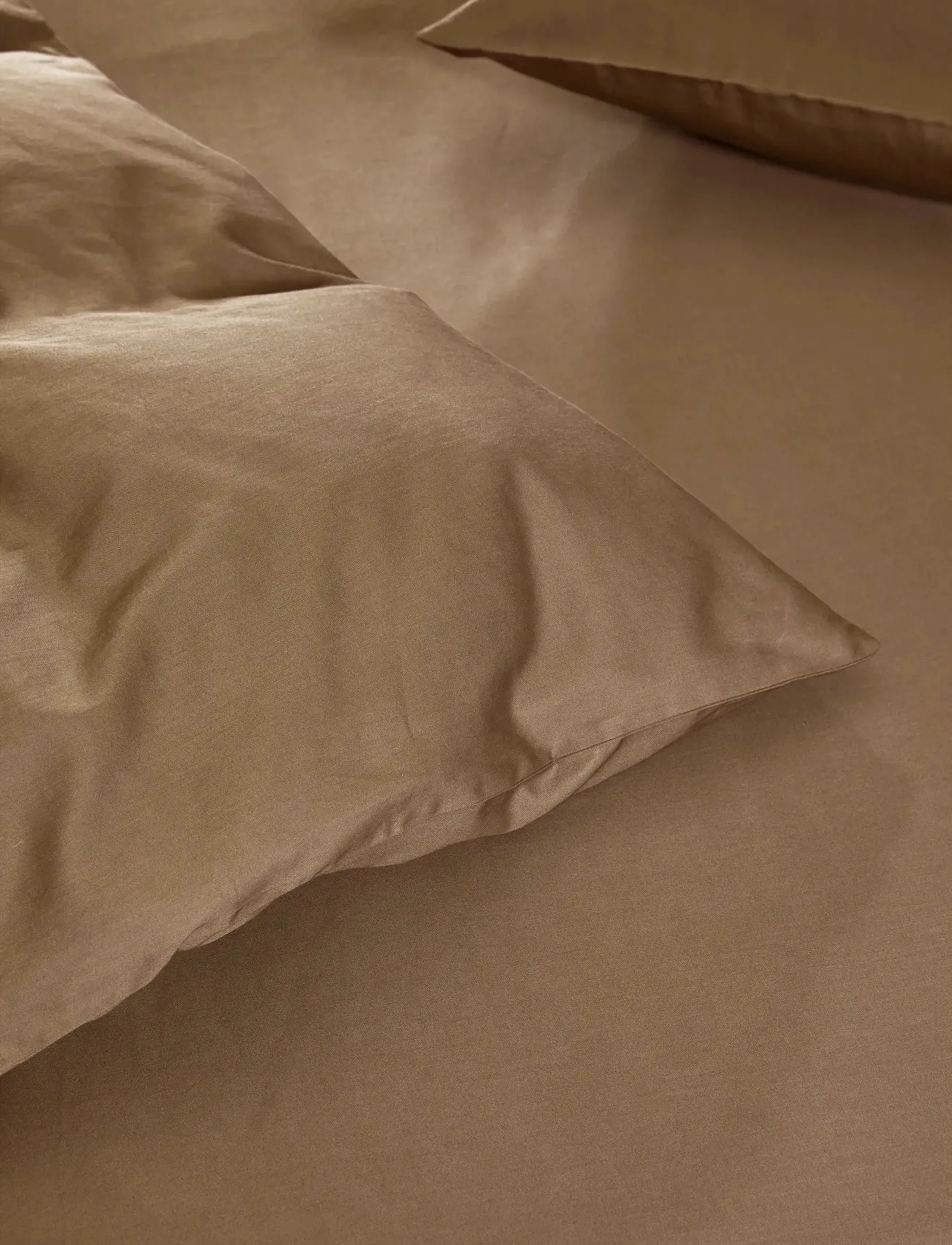 Høie of Scandinavia  - Harmoni Stonewashed sateen bed set - golden beige - 2