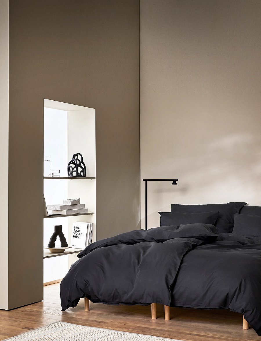 Høie of Scandinavia - Harmoni Stonewashed sateen bed set - geschenke unter chf 100 - black - 1