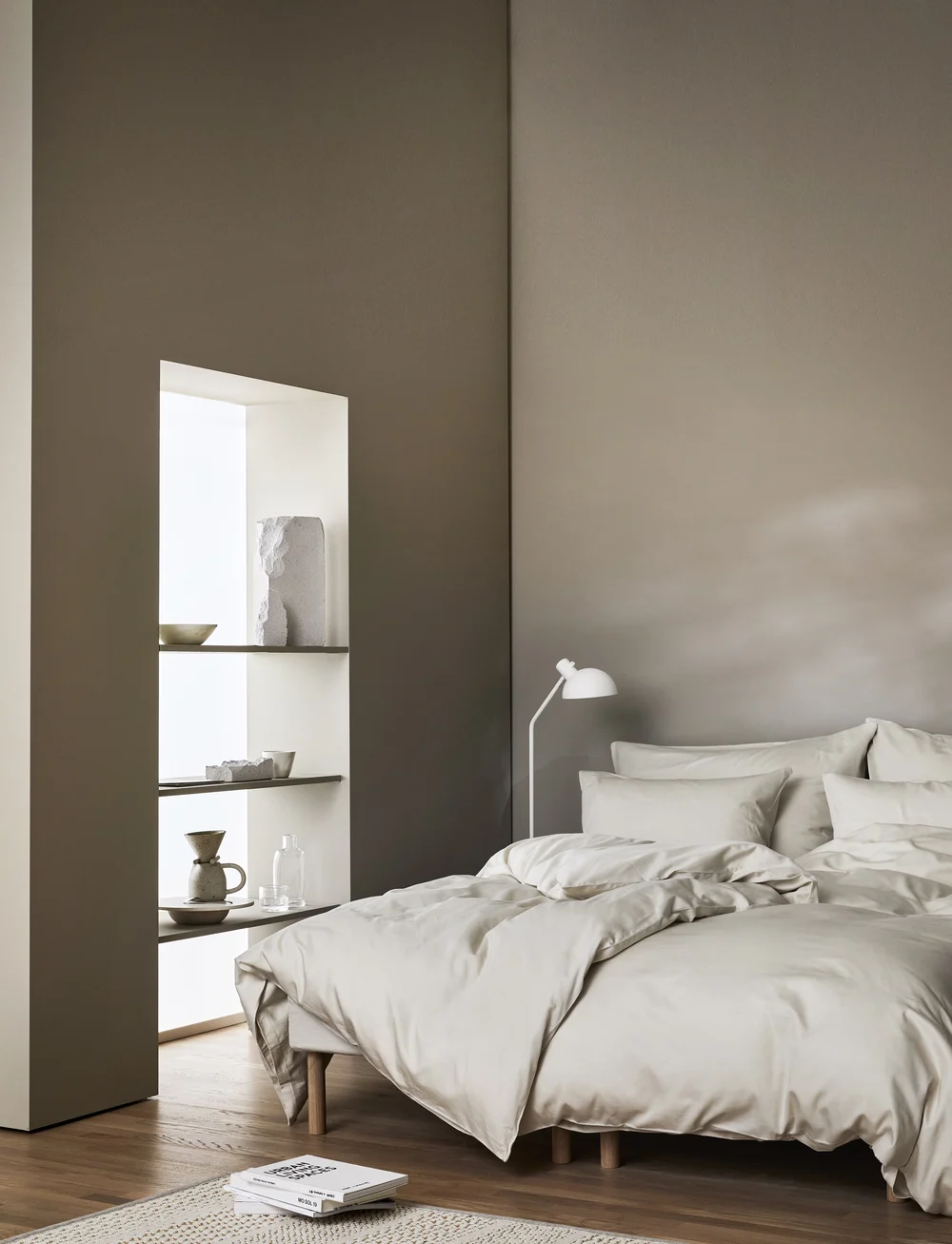 Høie of Scandinavia - Harmoni Stonewashed sateen bed set - køb efter pris - ivory - 1