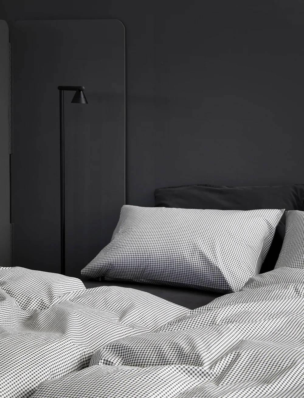 Høie of Scandinavia - Frans Cotton bed set - køb efter pris - muted black - 1